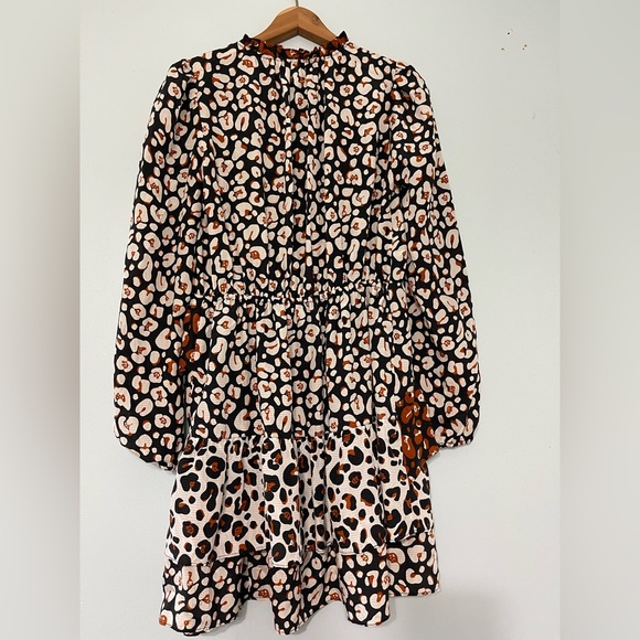 Marie Oliver cheetah print dress - Picture 2 of 4